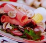Cалат с ветчиной и редисом